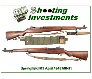 [SOLD] 1945 Springfield Armory M1 Garand 30-06 Collector Condition!